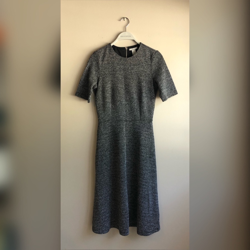 H&M WOMENS DRESS SIZE SMALL SHORT SLEEVE Gray
